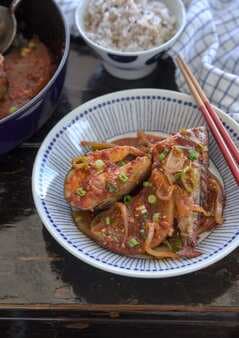Korean Mackerel And Radish