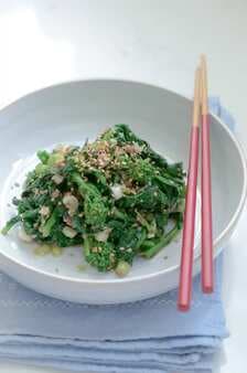 Broccoli Rabe Salad With Soybean Paste