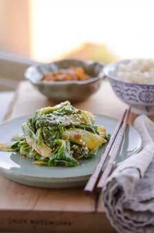 Korean Cabbage With Soybean Paste
