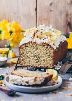 Lemon Poppy Seed Cake-Vegan