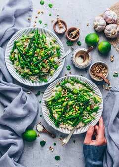 Risotto With Asparagus And Peas