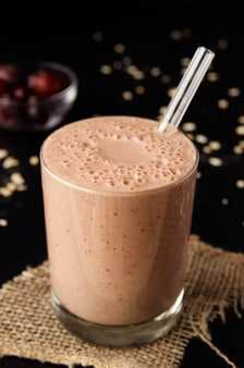 Cherry Oat & Almond Butter Smoothie