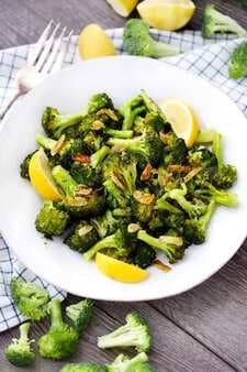 Roasted Broccoli With Garlic Lemon