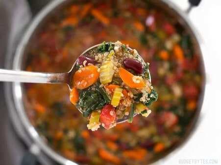Garden Vegetable Quinoa Soup