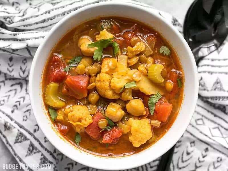 Moroccan Lentil And Vegetable Stew