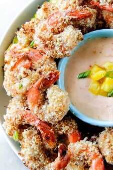 Cashew Coconut Shrimp with Pineapple Sweet Chili Dip