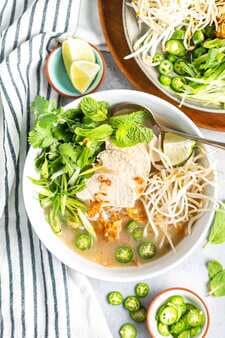 Keto Vietnamese Chicken Noodle Soup