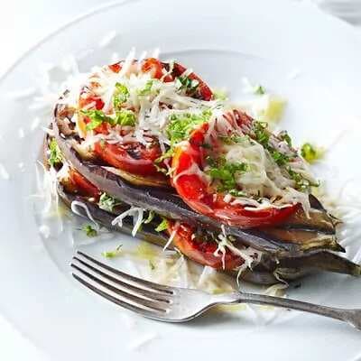 Barbecued Eggplant Parmesan 