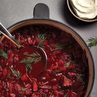 Borscht with Beef and Beets