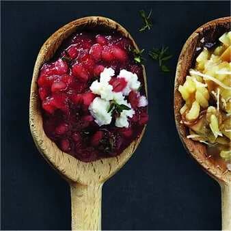 Beet Barley Risotto with Ricotta 