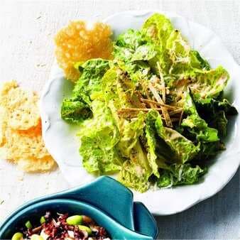 Chipotle Caesar Salad with Parmesan Crisps 