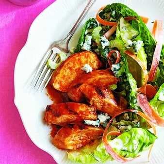 Grilled Buffalo Chicken Salad 