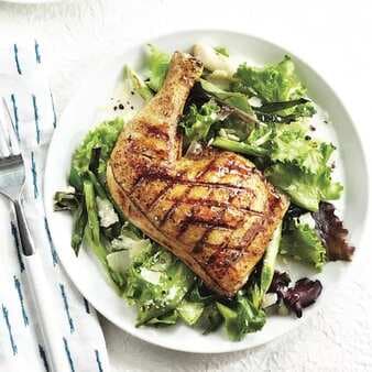 Grilled Chicken with Spring Onion Salad 