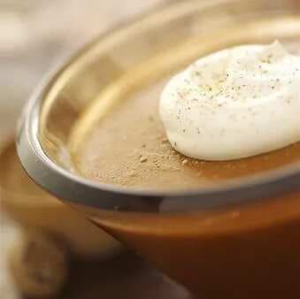 Pumpkin Soup with Whipped Nutmeg Cream 