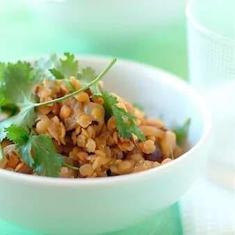 Summery Curried Lentils 
