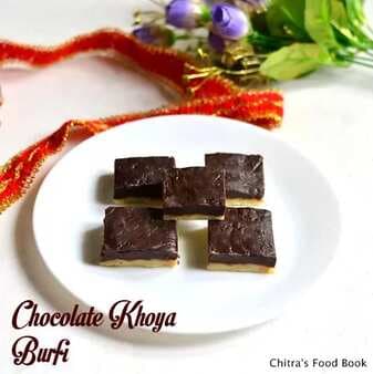 Chocolate Khoya Burfi