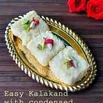Kalakand With Condensed Milk