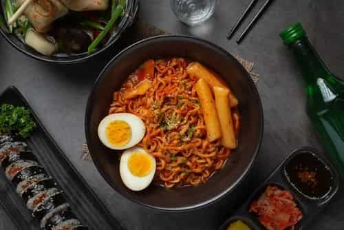 Korean Noodles Rice