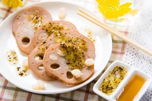 Steamed Lotus Root With Sticky Rice