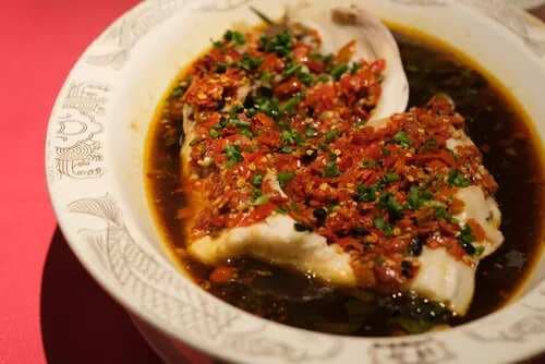 Fish Head With Chopped Chilli