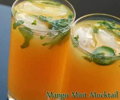 Mango Mint Spicy Mocktail