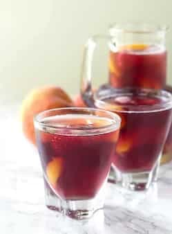 Peach Raspberry Iced Tea