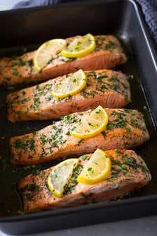 Salmon Roasted In Butter