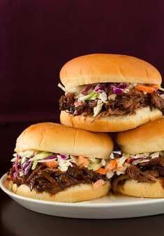 Slow Cooker Balsamic and Honey Pulled Pork Sandwiches and a Giveaway