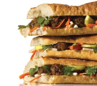 Vietnamese Banh Mi With  Pickled Vegetables