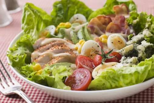 Cobb Salad With Blue Cheese Dressing