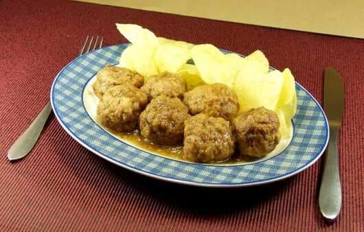 Saucy Meatball With Beer Sauce