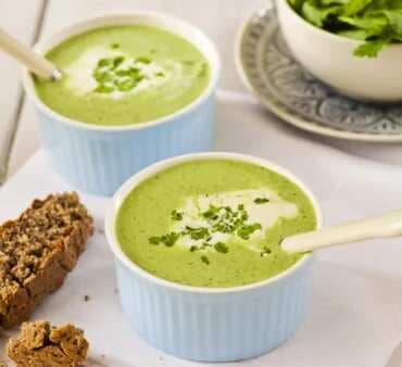 Spinach Soup With Rice