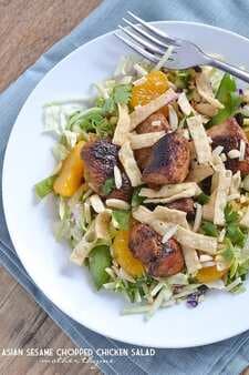 Asian Sesame Chopped Chicken Salad