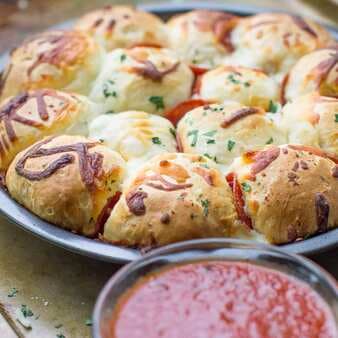 Cheese and Pepperoni Pizza Bites