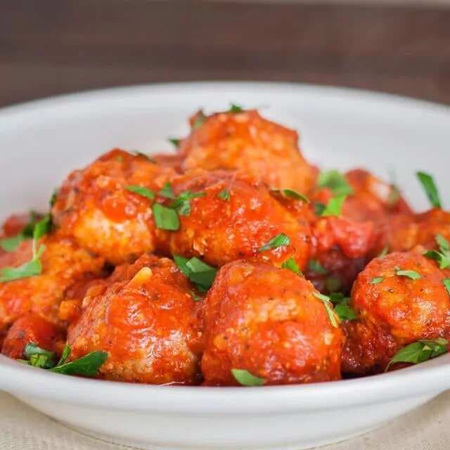 Italian Meatballs with Marinara Sauce