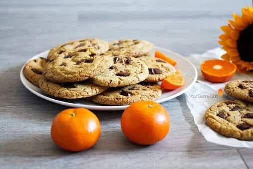 Orange and Dark Chocolate Chip Cookies