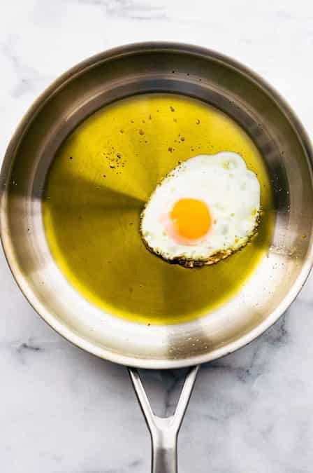 Cooking Eggs In Olive Oil