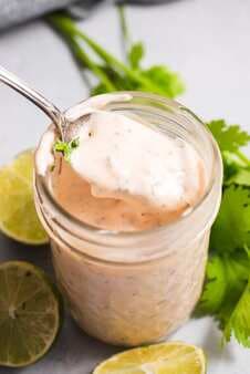 Homemade Chipotle Lime Ranch Dressing