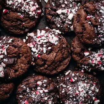 Double Chocolate Chip Peppermint Cookies