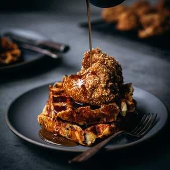 Vegan Chicken and Waffles