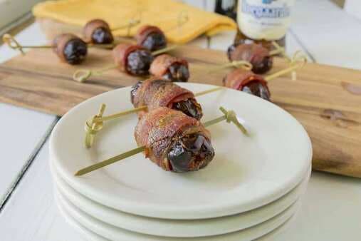 Apple Stuffed Bacon Wrapped Dates