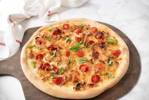 Italian Sausage and Caramelized Pizza