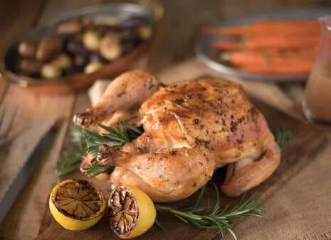 Rosemary Roasted Chicken with Gravy