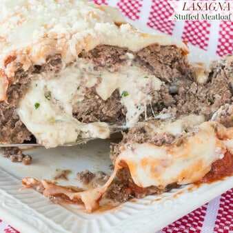 Lasagna Stuffed Meatloaf