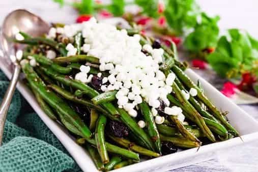 Balsamic Green Beans With Shallots And Cranberries