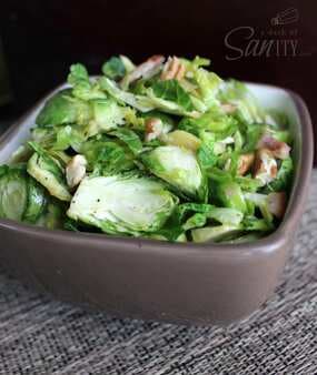 Bacon and Walnut Brussel Sprouts