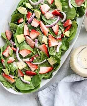 Strawberry Spinach Salad With Poppy Seed Dressing