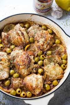 Saucy Skillet Chicken with Lemons and Olives