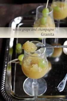 White Grape and Champagne Granita