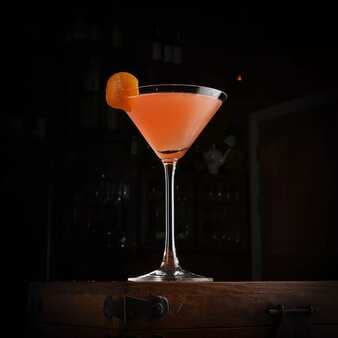 Apricot Cosmo Cocktail